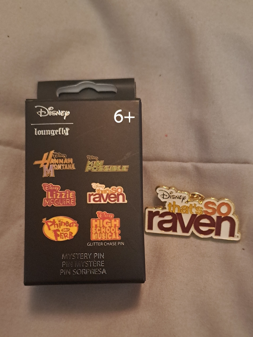 Disney That’s So Raven Gold & Burgundy Enamel Pin by Loungefly